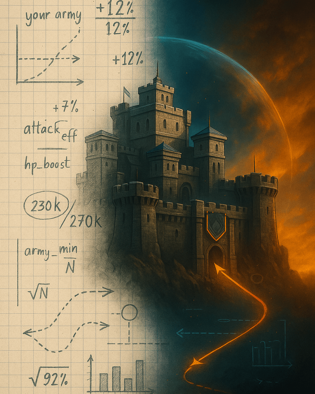 Step 1 – Set your march & boosts